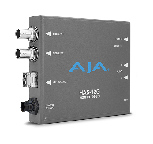 Купить AJA HA5-12G-T Videosignal-Konverter Aktiver Videokonverter 4096 x 2160 - - (HA5-12G-T) в магазине wardena.ru