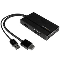 Купить StarTech.com Reise A/V Adapter - 3-in-1 HDMI zu DisplayPort, VGA oder DVI - 1920 x 1200 - HDMI Adapter - Videokonverter - HDMI - DVI, DisplayPort, VGA - für P/N: DKT30CSDHPD3, SV211HDUC, SV221HUC4K (HD2DPVGADVI) в магазине wardena.ru