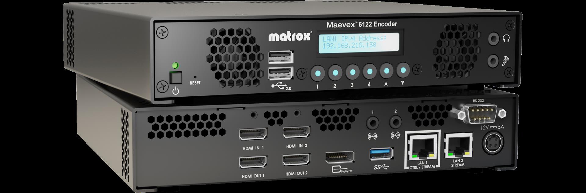 Купить Matrox Maevex 6122 - AV-Aufnahmerecorder/-streamer (MVX-E6122-2) в магазине wardena.ru