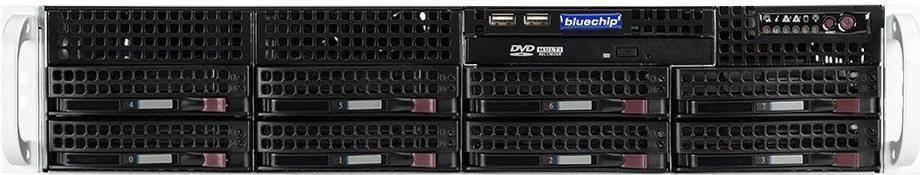 Купить bluechip SERVERline R42308s - Server - 1 2 - Monitor: keiner - Schwarz (850419) в магазине wardena.ru