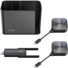 Купить BenQ InstaShare TZY31 Set, Drahtloses Screen-Sharing-System, bestehend aus:, 1x TDY31 Wireless Dongle, 2x TWY31 InstaShare Button (USB-C), 1x TCY31 Cradle zur Aufbewahrung der Buttons (5A.F7Y28.IP1) в магазине wardena.ru