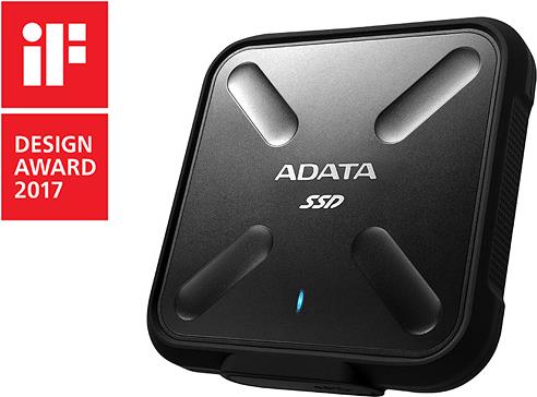 Купить ADATA Durable SD700 - SSD - 1 TB - extern (tragbar) - USB 3.1 Gen 1 - Schwarz (ASD700-1TU3-CBK) в магазине wardena.ru