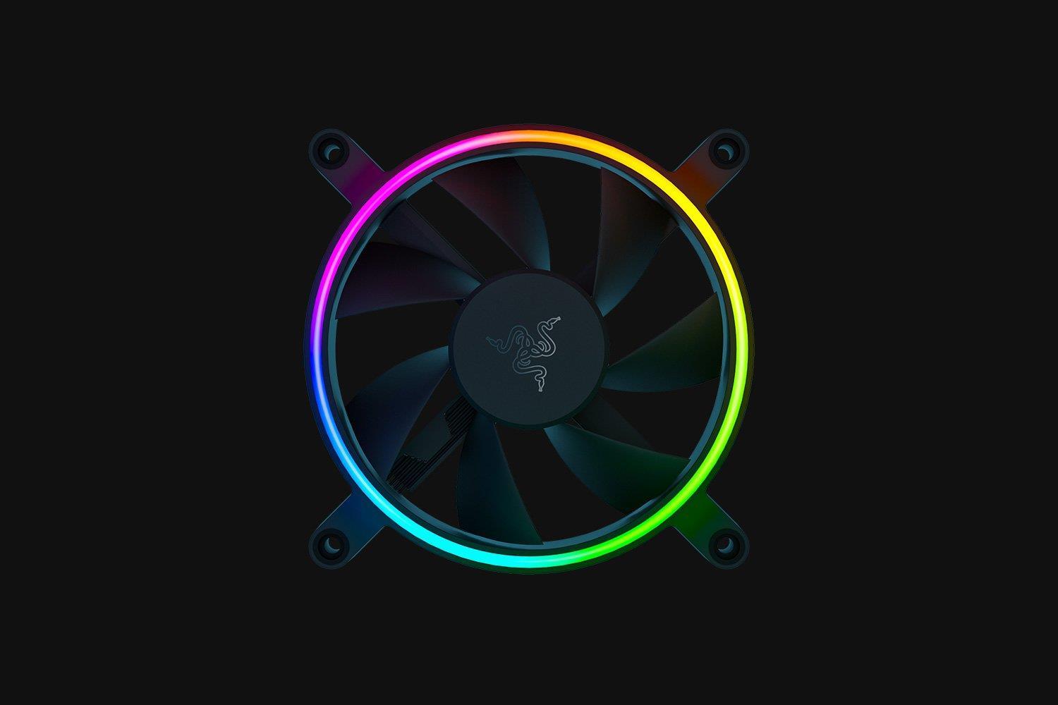Купить Razer Kunai Chroma - Gehäuselüfter - 120 mm - Schwarz (Packung mit 3) (RC21-01810100-R3M1) в магазине wardena.ru