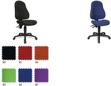 Купить TopsTar Bürodrehstuhl Wellpoint 10 ohne Armlehnen schwarz (8050 BC0) в магазине wardena.ru