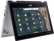 Купить Acer Chromebook Spin 11 CP311-2H-C8M1 - Flip-Design - Celeron N4020 / 1.1 GHz - Chrome OS - 4 GB RAM - 64 GB eMMC - 29.5 cm (11.6") AHVA Touchscreen 1366 x 768 (HD) - UHD Graphics 600 - Wi-Fi 5, Bluetooth - Reines Silber (NX.HKKEV.003) в магазине wardena.ru
