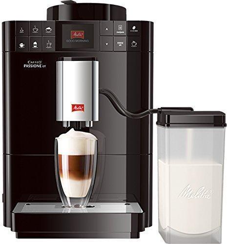 Купить Melitta Caffeo Passione OT - Freistehend - Kaffeebohnen - Vollautomatisch - Americano - Cafe crema - Cappuccino - Espresso - Latte macchiato - Lungo - Ristretto - Schwarz - Knöpfe (F53/1-102) в магазине wardena.ru