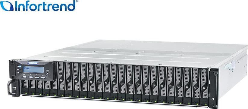 Купить Infortrend EonStor DS3024R DS3000 2U/24bay red.-ctrl Disk-Array Rack (2U) (DS3024RUCB00C-8V30) в магазине wardena.ru