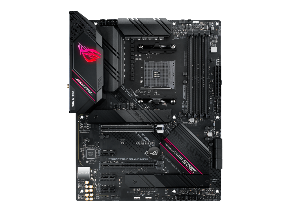 Купить ASUS ROG STRIX B550-F GAMING WIFI II - Motherboard - ATX - Socket AM4 - AMD B550 Chipsatz - USB-C Gen2, USB 3.2 Gen 1, USB 3.2 Gen 2 - 2.5 Gigabit LAN, Wi-Fi 6, Bluetooth - Onboard-Grafik (CPU erforderlich) - HD Audio (8 (90MB19V0-M0EAY0) в магазине wardena.ru