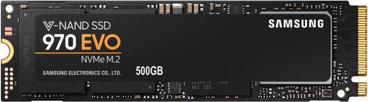 Купить Samsung 970 EVO MZ-V7E500BW - SSD - verschlüsselt - 500GB - intern - M.2 2280 - PCI Express 3.0 x4 (NVMe) - 256-Bit-AES - TCG Opal Encryption 2,0 (MZ-V7E500BW) в магазине wardena.ru