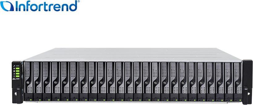 Купить Infortrend EonStor DS4024R2 24bay redctrl Disk-Array Rack (2U) (DS4024R2CB00C-8V32) в магазине wardena.ru