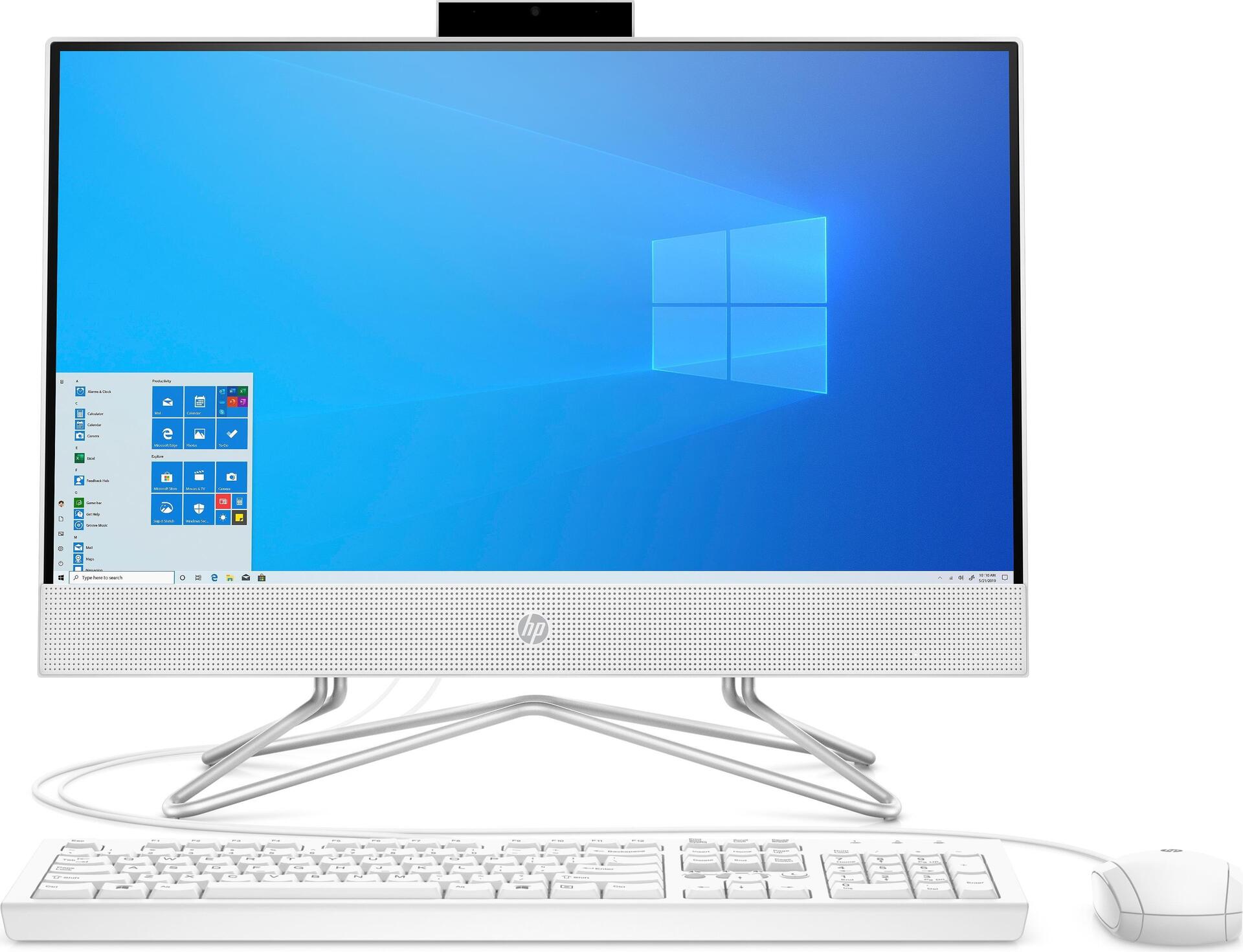 Купить HP 22-df0004ng - All-in-One (Komplettlösung) - Ryzen 3 3250U / 2.6 GHz - RAM 8 GB - SSD 256 GB - NVMe - DVD-Writer - Radeon Graphics - GigE - WLAN: 802.11a/b/g/n/ac, Bluetooth 4.2 - Win 10 Home 64-Bit - Monitor: LED 54.6 (1M5W4EA#ABD) в магазине wardena.ru