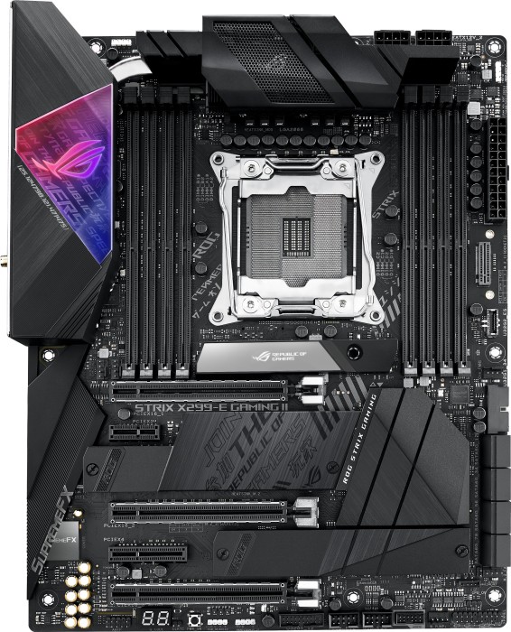 Купить ASUS ROG STRIX X299-E GAMING II - Motherboard - ATX - LGA2066 Socket - X299 Chipsatz - USB-C Gen2, USB 3.2 Gen 1, USB 3.2 Gen 2 - Bluetooth, Gigabit LAN, 2.5 Gigabit LAN, Wi-Fi - HD Audio (8-Kanal) (90MB11A0-M0EAY0) в магазине wardena.ru