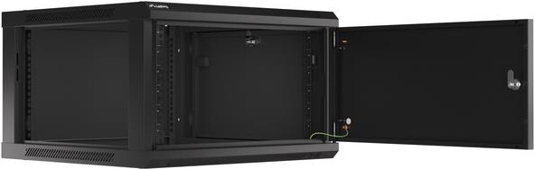 Купить Lanberg WF01-6606-00B Rack 6U Wandmontiertes Regal Schwarz (WF01-6606-00B) в магазине wardena.ru