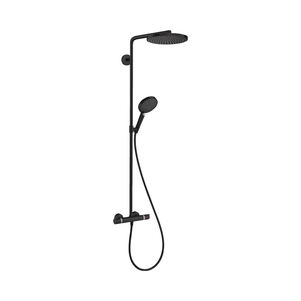 Купить Hansgrohe Raindance Select S Showerpipe 240 1jet PowderRain Душевая система с термостатом бронза 27633140 в магазине wardena.ru