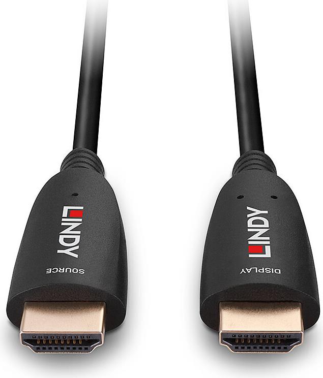 Купить Lindy 60m Fibre-Optic-Hybrid HDMI 8K60 Kabel - 60 m - HDMI Typ A (Standard) - HDMI Typ A (Standard) - 48 Gbit/s - Schwarz (38516) в магазине wardena.ru