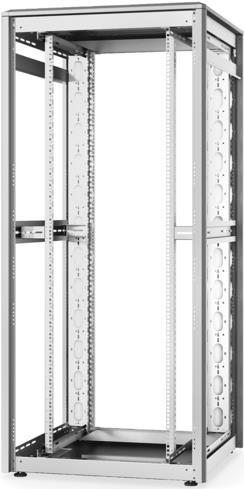 Купить Digitus Unique - Schrank offener Rahmen - bodenstehend - Hellgrau, RAL 7035 - 36U - 48,3 cm (19") (DN-31106) в магазине wardena.ru