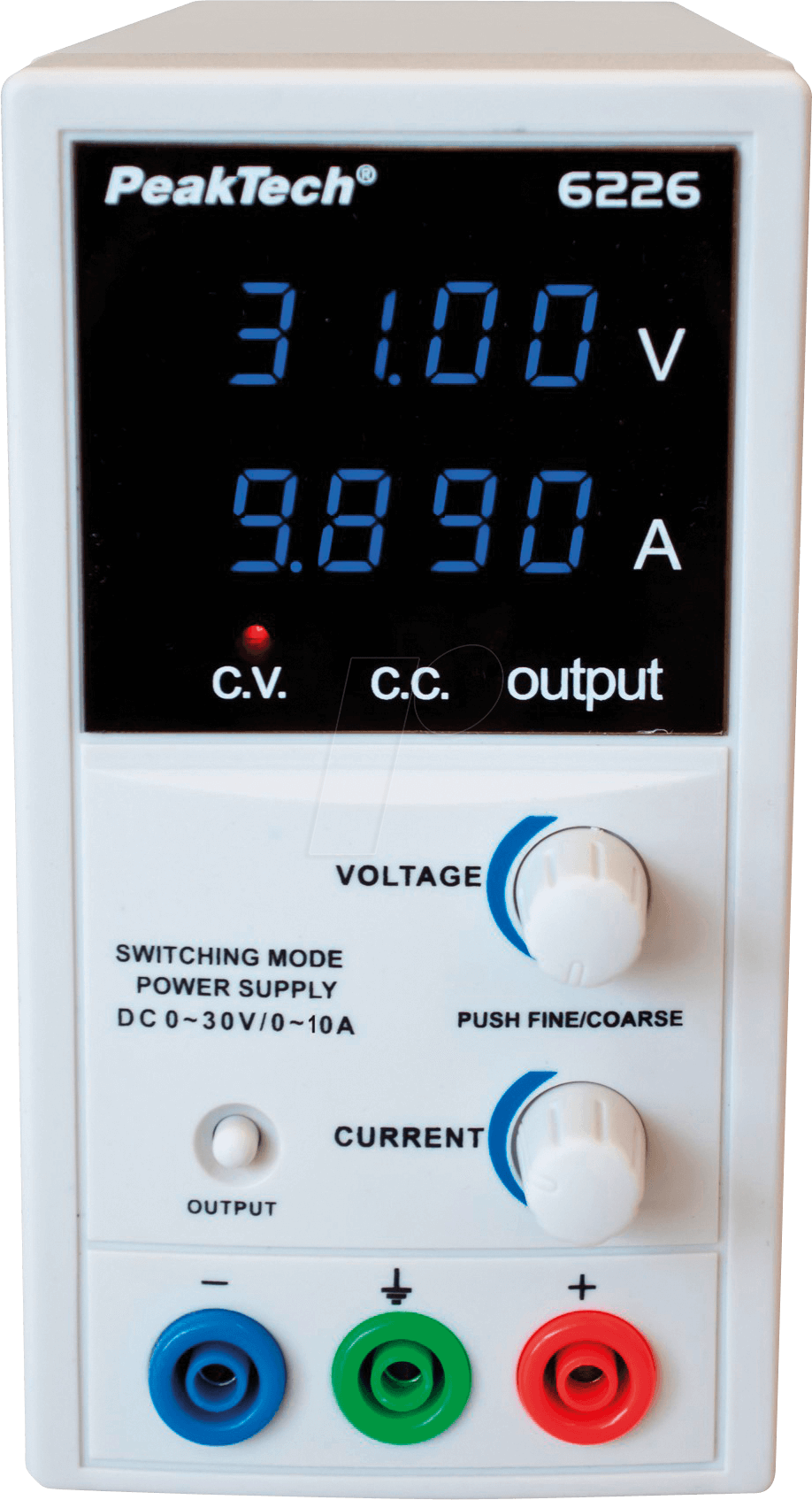 Купить PEAKTECH 6226 - Labornetzgerät, 0 - 30 V, 0 - 10 A, stabilisiert (P 6226) в магазине wardena.ru