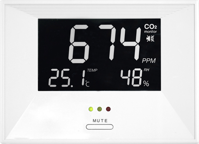 Купить TFA-Dostmann AIRCO2NTROL LIFE - Kunststoff - LED - AC - Gleichstrom - USB - 100-240 V - 50/60 Hz - 137 mm (31.5003) в магазине wardena.ru