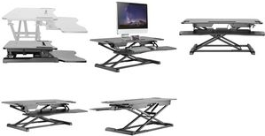 Купить DIGITUS Ergonomic Workspace Riser DA-90380-1 - Aufstellung für LCD-Bildschirm/Tastatur/Maus - Schwarz - auf dem Tisch в магазине wardena.ru