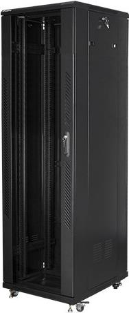 Купить Lanberg FF01-6842-12B Rack 42U Freistehendes Gestell Schwarz (FF01-6842-12B) в магазине wardena.ru