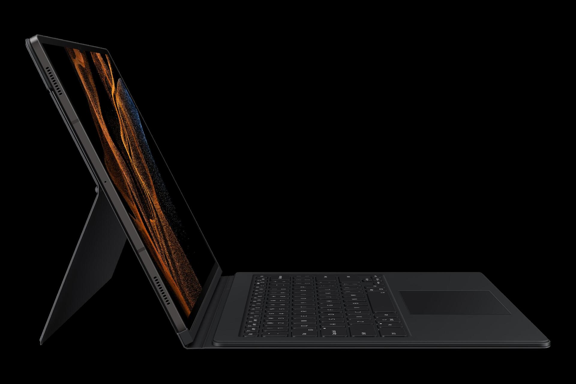 Купить Samsung EF-DX900 - Tastatur und Foliohülle (Buch-Cover) - mit Touchpad - hintergrundbeleuchtet - POGO pin - Schwarz Tastatur, Schwarz Gehäuse - für Galaxy Tab S8 Ultra (EF-DX900BBGGDE) в магазине wardena.ru