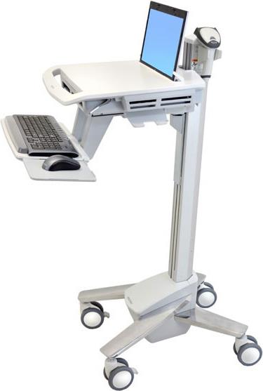 Купить Ergotron StyleView EMR Laptop Cart, SV40 - Wagen für Notebook/Tastatur/Maus - Kunststoff, Aluminium, verzinker Stahl - Grau, weiß, Polished Aluminum - Bildschirmgröße: bis zu 43,9 cm (bis zu 43,90cm (17.3")) (SV40-6100-0 в магазине wardena.ru
