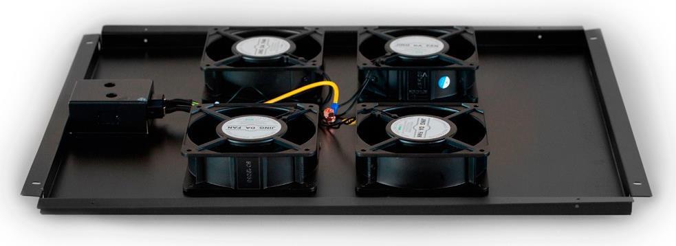 Купить DS-IT Lüftereinheit - Ventilator Paket mit 4 Ventilatoren und Thermostat geeignet für Serverschränke mit einer Tiefe von 800mm (DS-FT80) в магазине wardena.ru