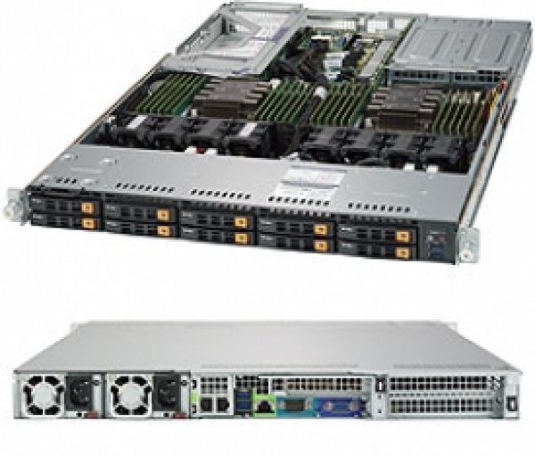 Купить Server Supermicro SYS-1029U-TN10RT • CSE-119UAC10-R1K02P-N10T • X11DPU • 1U IPMI в магазине wardena.ru