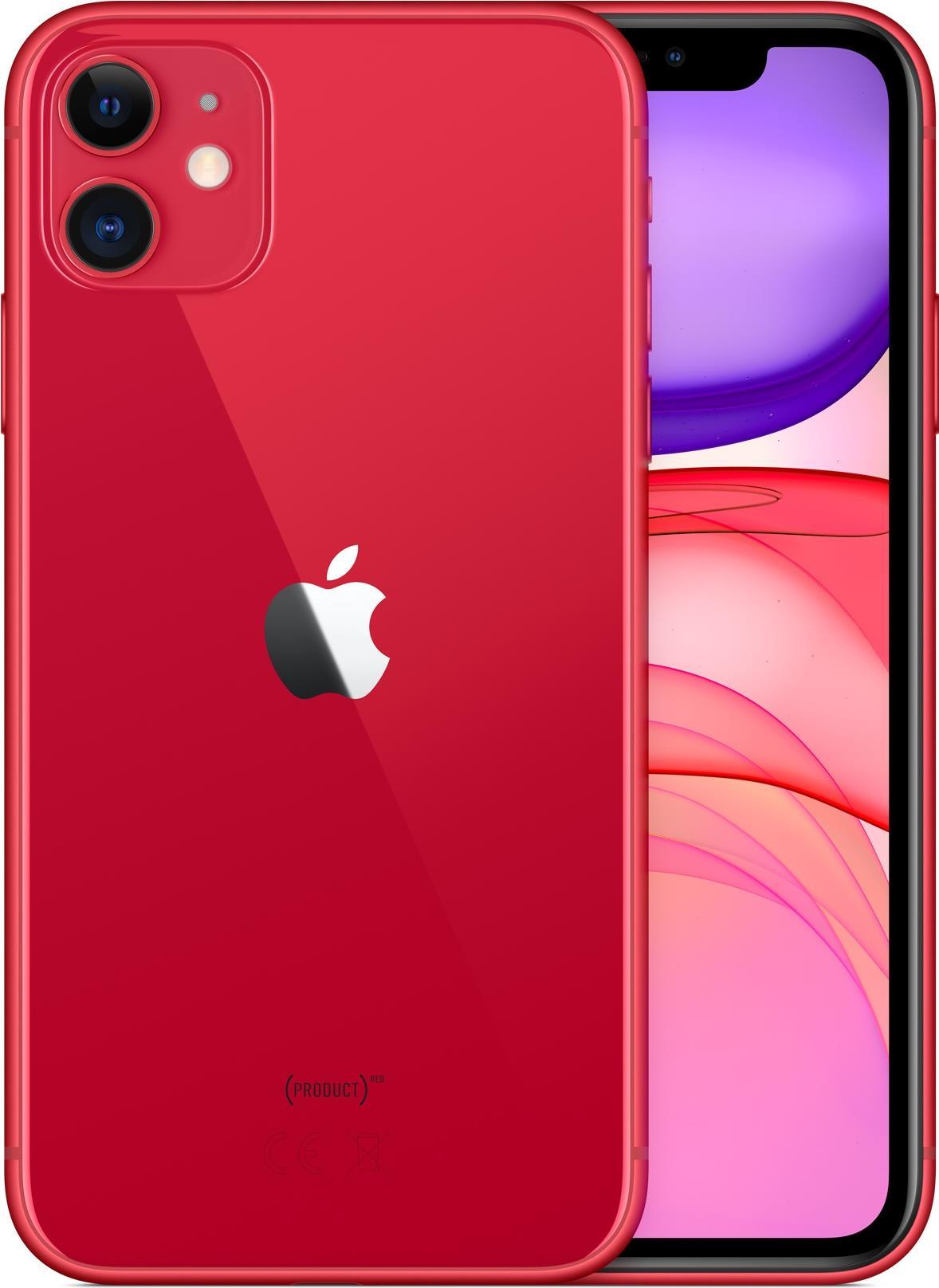 Купить Apple iPhone 11 - (PRODUCT) RED - 4G Smartphone - Dual-SIM / Internal Memory 128 GB - LCD-Anzeige - 6.1" - 1792 x 828 Pixel - 2 x Rückkamera 12 MP, 12 MP - front camera 12 MP - Rot (MWM32ZD/A) в магазине wardena.ru