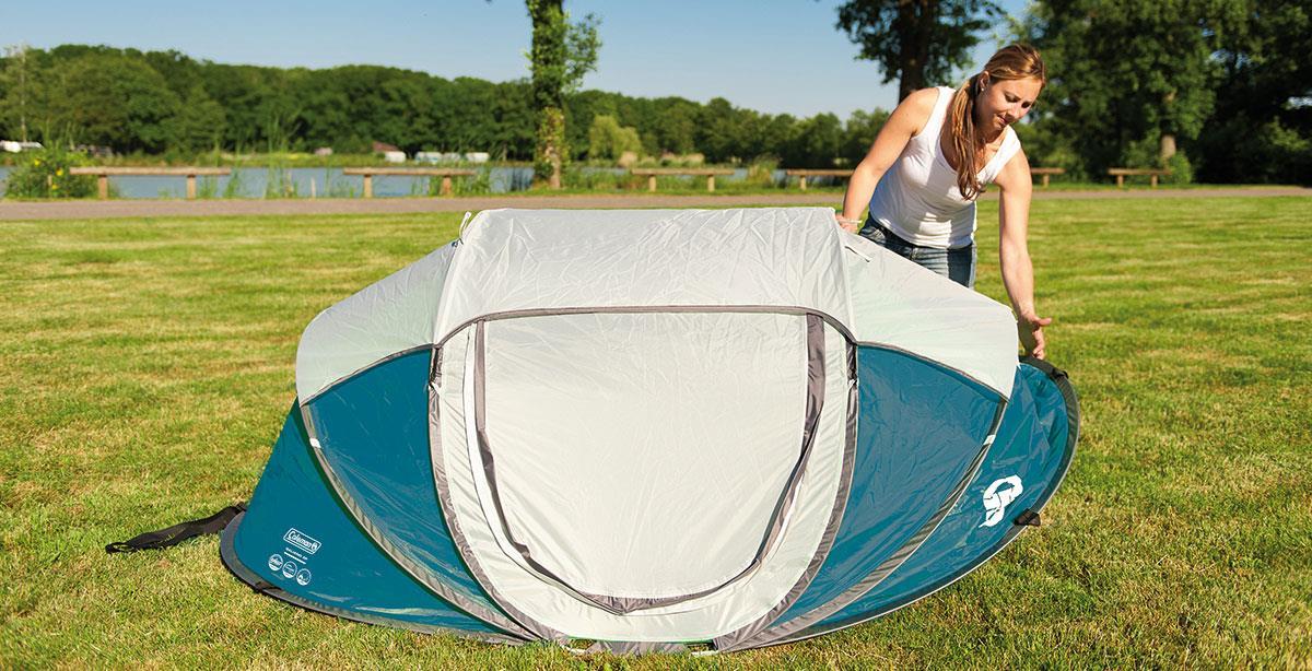 Купить Coleman Galiano 2 2 Person(en) Blau - Weiß Tunnelzelt (2000035212) в магазине wardena.ru