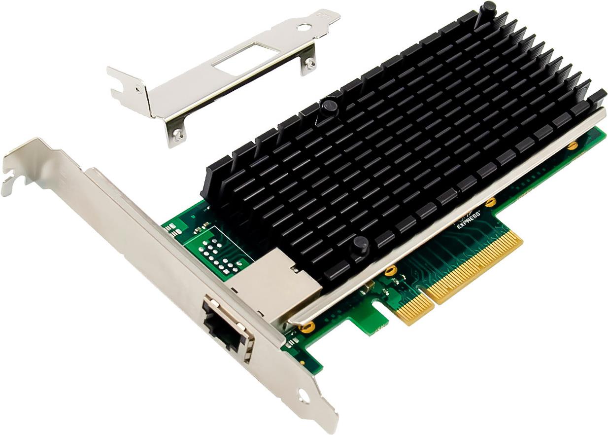 Купить InLine 10-Gigabit Netzwerkkarte - 1x RJ45 10Gb/s - PCIe x8 - inkl. LP Slotblech (51132A) в магазине wardena.ru
