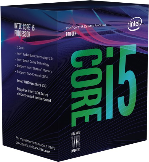 Купить Intel Core i5 8600K - 3.6 GHz - 6 Kerne - 6 Threads - 9 MB Cache-Speicher - LGA1151 Socket - Box (BX80684I58600K) в магазине wardena.ru