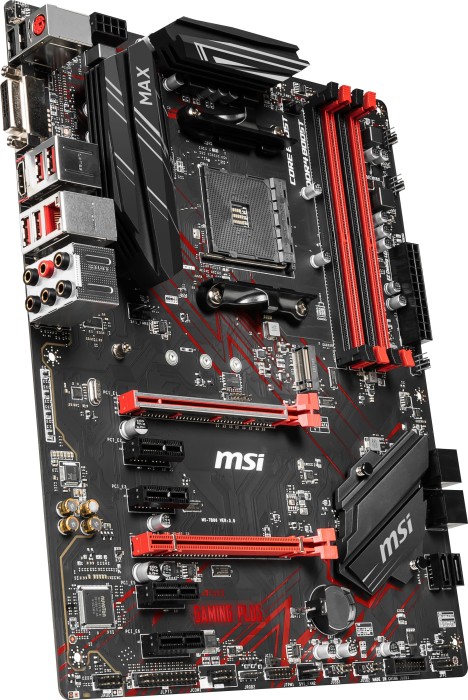 Купить MSI B450 GAMING PLUS MAX - Motherboard - ATX - Socket AM4 - AMD B450 Chipsatz - USB 3.1 Gen 1, USB 3.1 Gen 2 - Gigabit LAN - Onboard-Grafik (CPU erforderlich) - HD Audio (8-Kanal) (7B86-016R) в магазине wardena.ru