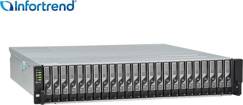 Купить Infortrend EonStor DS4024R2 24bay redctrl Disk-Array Rack (2U) (DS4024R2CB00C-8V32) в магазине wardena.ru
