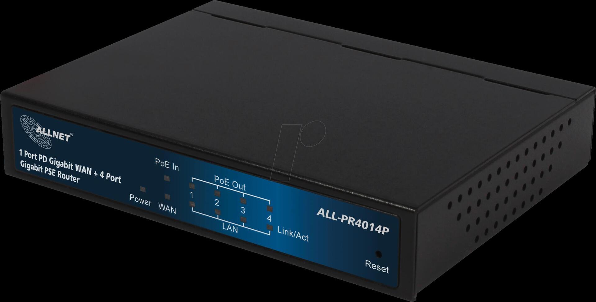 Купить ALL-PR4014 PoE PD Router 1Giga-WAN/4-Giga-LAN (ALL-PR4014P) (ALL-PR4014PD) в магазине wardena.ru