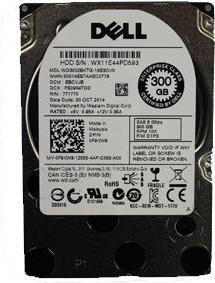 Купить Dell - Festplatte - 300 GB - 10000 U/min - SAS 6Gb/s (F9KW8) в магазине wardena.ru