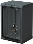 Купить Triton 25,40cm (10") Wandschrank einteilig 6HE/300mm, Glastür, schwarz RAL 9005 Gehäuse zur Realisierung von Kleinprojekten, wie Hausnetzten oder Netzwerken kleinerer Firmen (SOHO) (RBA-06-AS3-BAX-C1) в магазине wardena.ru