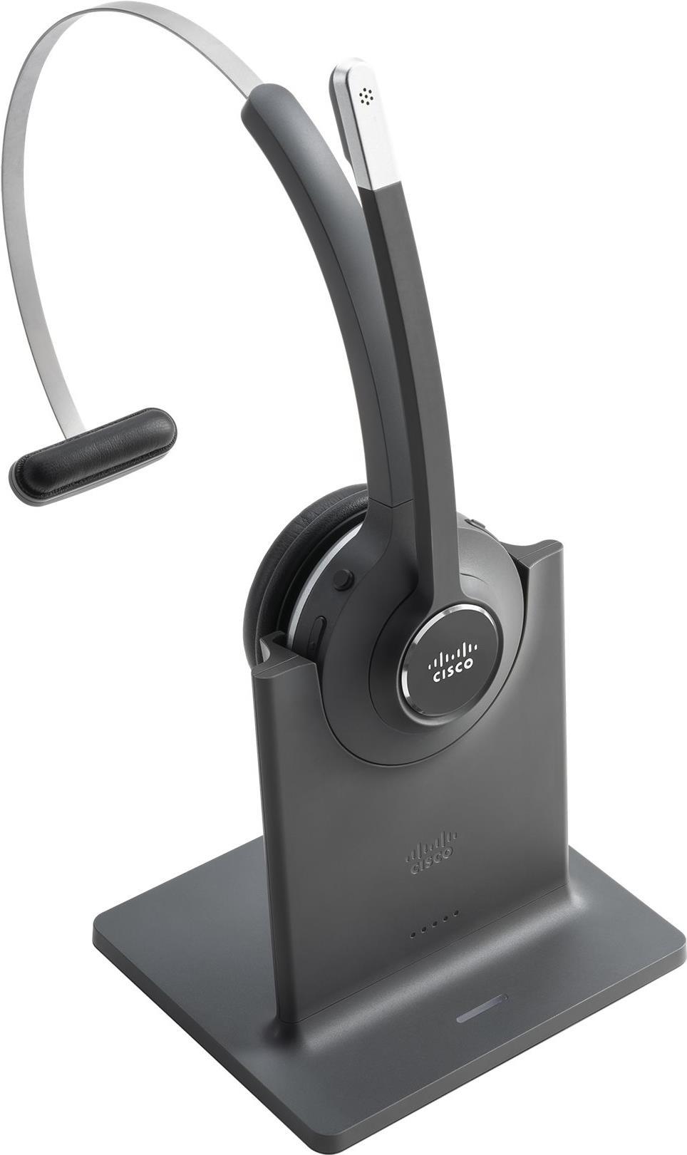 Купить Cisco 561 Wireless Single - Headset - On-Ear - konvertierbar - DECT - kabellos - mit Standard Base Station - für IP Phone 68XX, 78XX, 88XX; Unified IP Phone 79XX (CP-HS-WL-561-S-EU=) в магазине wardena.ru