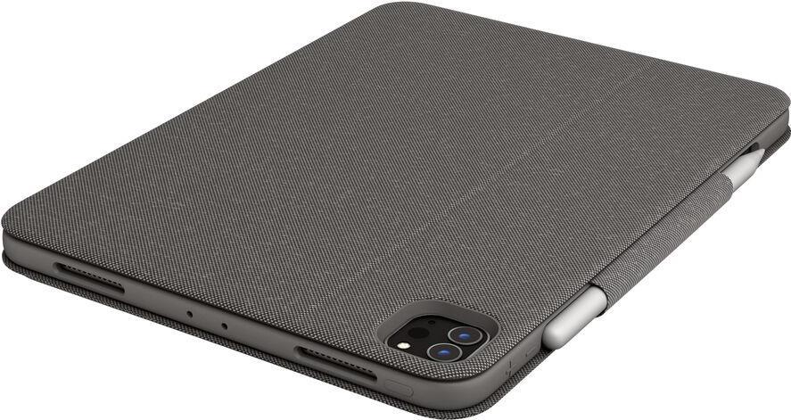 Купить Logitech Folio Touch - Tastatur und Foliohülle - mit Trackpad - hinterleuchtet - Apple Smart connector - QWERTZ - Deutsch - Graphite - für Apple 27,90cm (11")  iPad Pro (1. Generation, 2. Generation) (920-009745) в магазине wardena.ru