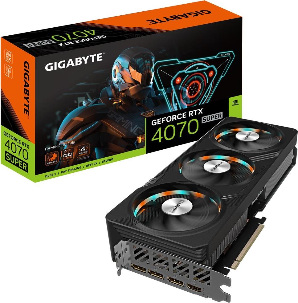 Купить Gigabyte GeForce RTX 4070 SUPER GAMING OC 12G (GV-N407SGAMING OC-12GD) в магазине wardena.ru