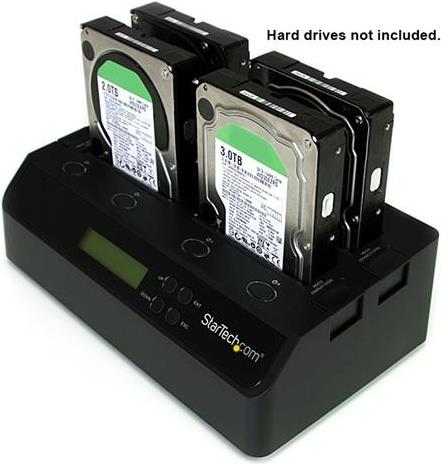 Купить StarTech.com 4 Bay Festplatten Kopierstation USB 3.0 / eSATA auf SATA - HDD 1:3 Duplikator - Festplattenduplikator - 4 Schächte (SATA-300) (SATDOCK4U3RE) в магазине wardena.ru