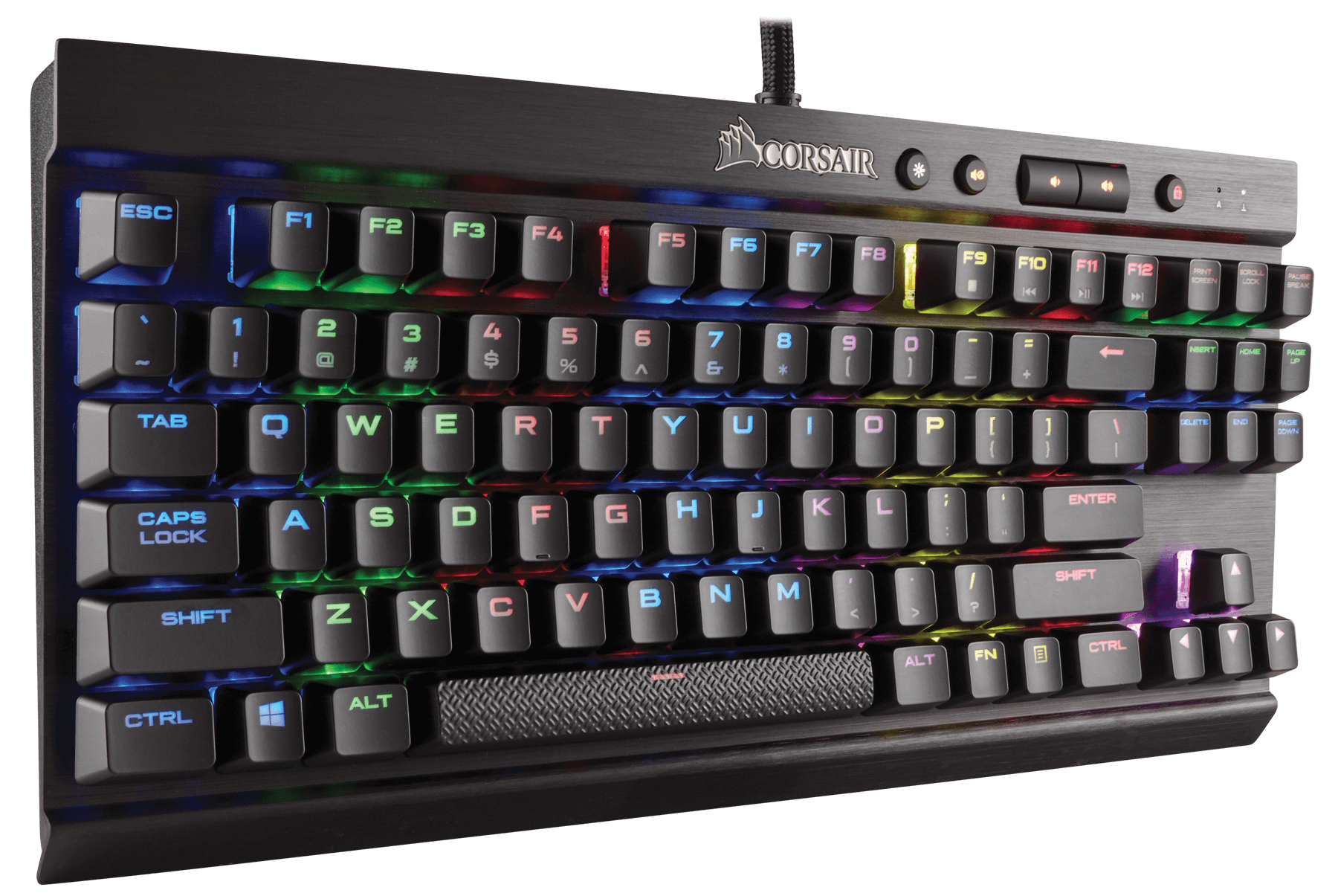 Купить Corsair Tas K65 Gaming RGB RAPIDFIRE,LED,Cherry MX Speed (CH-9110014-DE) в магазине wardena.ru