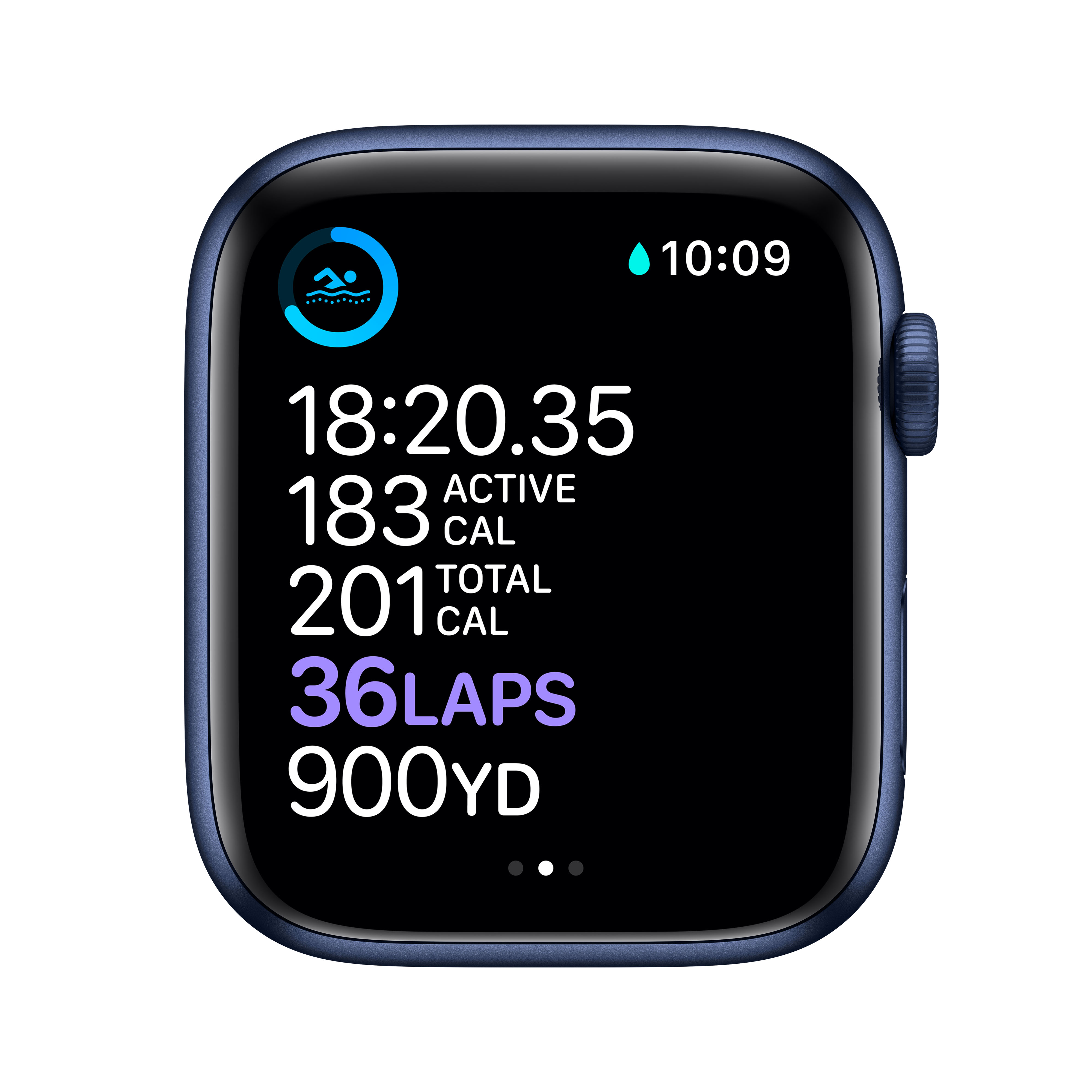 Купить Apple Watch Series 6 (GPS + Cellular) - 44 mm - blaues Aluminium - intelligente Uhr mit Sportband - Flouroelastomer - Deep Navy - Bandgröße: S/M/L - 32 GB - Wi-Fi, Bluetooth - 4G - 36.5 g (M09A3FD/A) в магазине wardena.ru