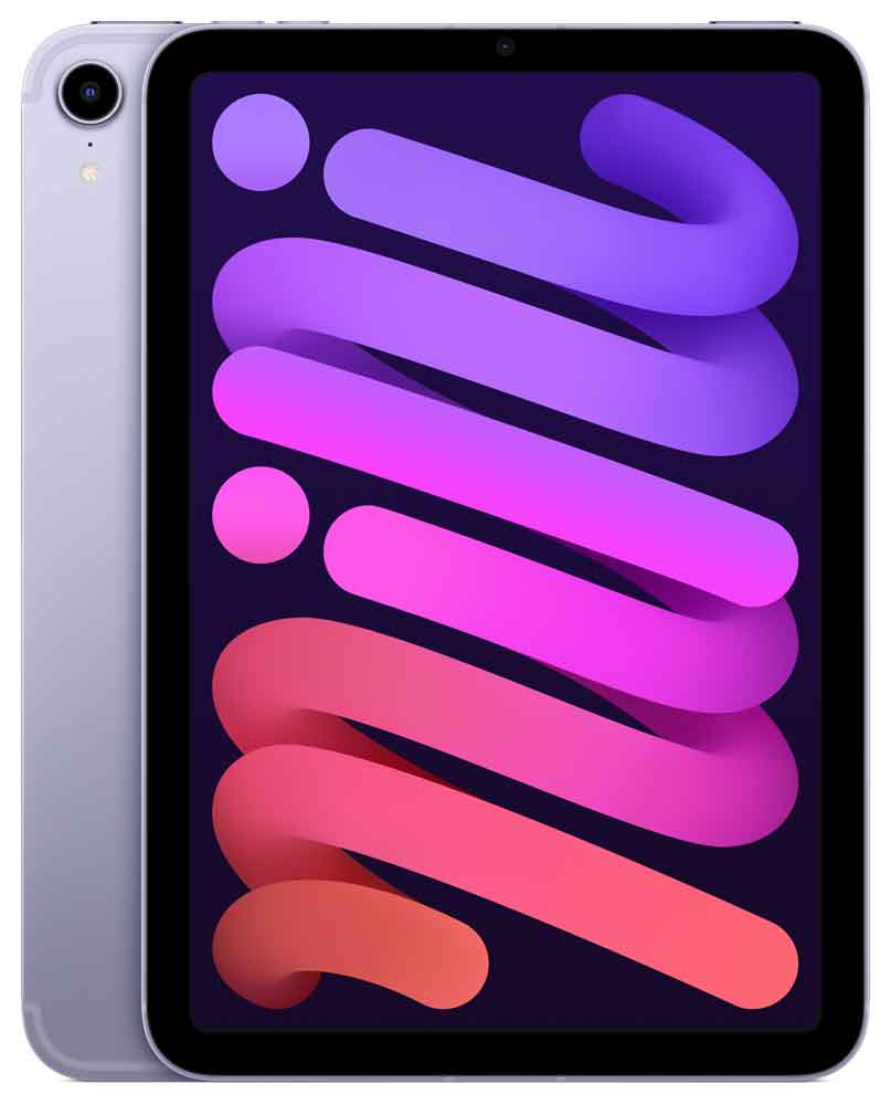 Купить Apple iPad mini Wi-Fi + Cellular - 6. Generation - Tablet - 64GB - 21,1 cm (8.3") IPS (2266 x 1488) - 3G, 4G, 5G - lila (MK8E3FD/A) в магазине wardena.ru