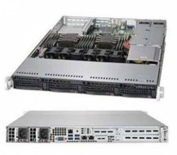 Купить Chassis Supermicro CSE-815TQC-706WB2-1P 1U 700W Hot-Swap 4xHDD SATA/SAS в магазине wardena.ru