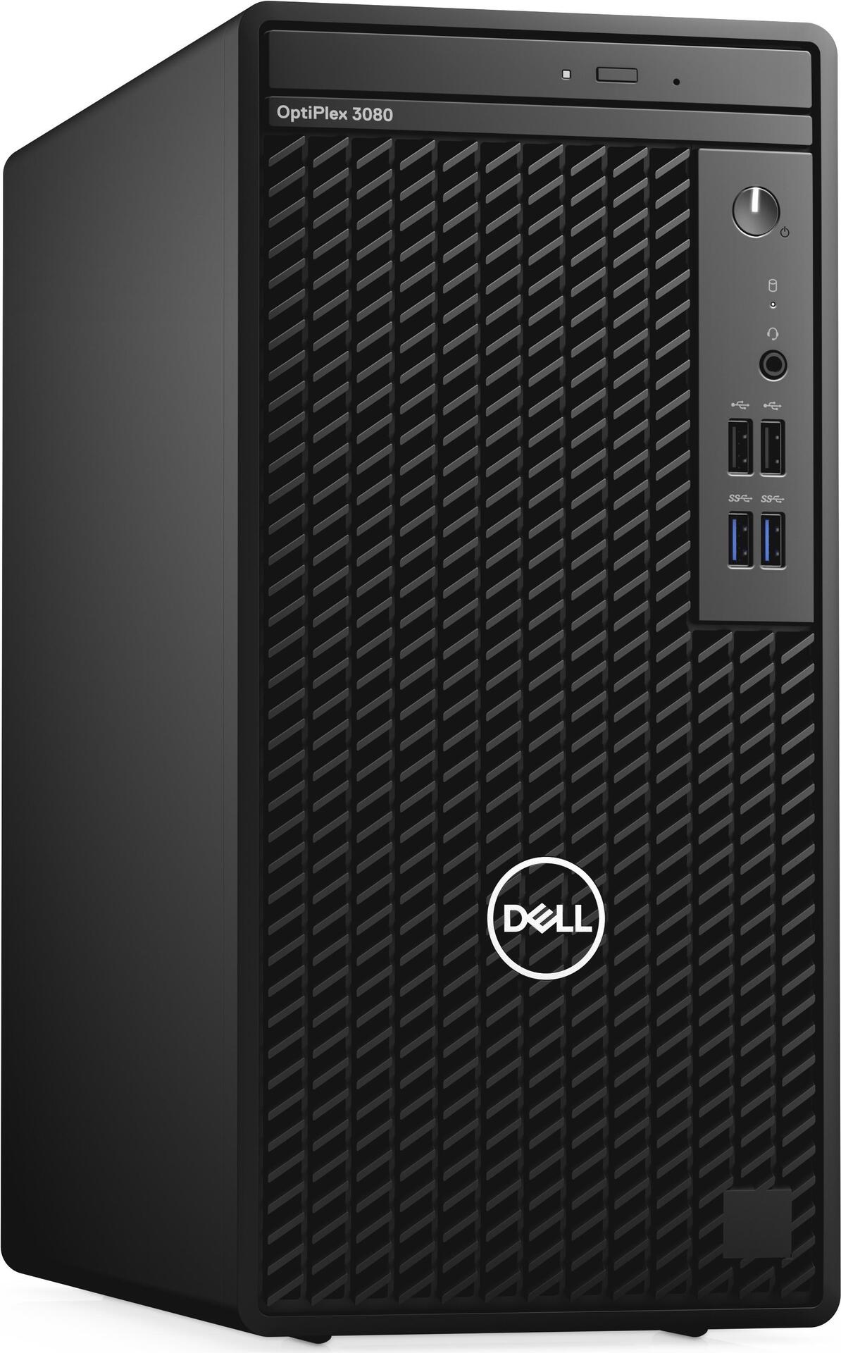 Купить Dell OptiPlex 3080 - MT - Core i5 10505 / 3.2 GHz - RAM 8 GB - SSD 256 GB - DVD-Writer - UHD Graphics 630 - GigE - Win 10 Pro 64-Bit - Monitor: keiner - Schwarz - BTS - mit 3 Jahre Basis Vor-Ort (WRGD4) в магазине wardena.ru