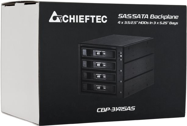 Купить Chieftec CBP-3141SAS - Gehäuse für Speicherlaufwerke mit Lüfter - 2.5" / 3.5" gemeinsam genutzt (6,4 cm/8,9 cm gemeinsam genutzt) в магазине wardena.ru