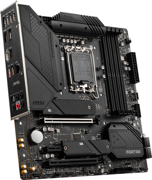 Купить MSI MAG B660M MORTAR DDR4 - Motherboard - micro ATX - LGA1700-Sockel - B660 Chipsatz - USB-C Gen2, USB 3,2 Gen 1, USB 3,2 Gen 2, USB-C Gen 2x2 - 2,5 Gigabit LAN - Onboard-Grafik (CPU erforderlich) - HD Audio (8-Kanal) (7 (7D42-001R) в магазине wardena.ru