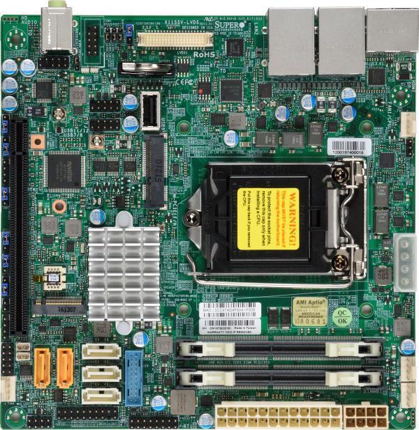 Купить SUPERMICRO X11SSV-LVDS - Motherboard - Mini-ITX - LGA1151 Socket - Q170 Chipsatz - USB 3.0 - 2 x Gigabit LAN - Onboard-Grafik (CPU erforderlich) - HD Audio (MBD-X11SSV-LVDS-B) в магазине wardena.ru