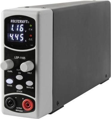 Купить VOLTCRAFT Labornetzgerät, einstellbar LSP-1165 0.1 - 36 V/DC 0.01 - 5 A 80 W schmale Bauform Anzahl Ausgänge 1 x (LSP-1165) в магазине wardena.ru